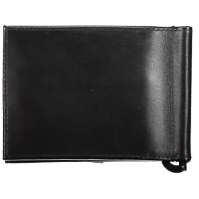    Calvin Klein čierna kožená dolárová peňaženka, pánska RFID 12 x 9 cm