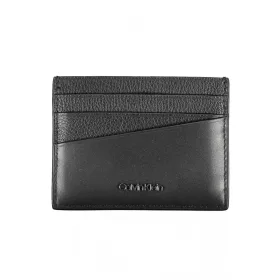    Pánska kožená peňaženka Calvin Klein čierna, puzdro na karty 11 x 8 x 1 cm