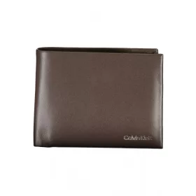    Pánska kožená peňaženka Calvin Klein hnedej farby 13 x 10 x 3 cm