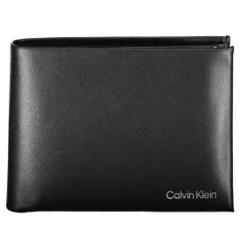    Kožená peňaženka Calvin Klein čierna, pánska RFID 13 x 10 cm