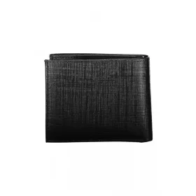    Calvin Klein čierna pánska kožená peňaženka 11 x 9 x 2 cm
