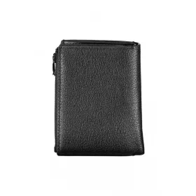    Calvin Klein čierna pánska kožená peňaženka 11 x 9 x 2 cm