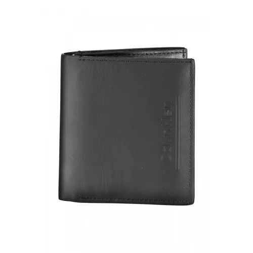  Calvin Klein čierna pánska kožená peňaženka 11 x 9 x 2 cm