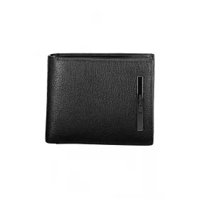    Calvin Klein čierna pánska kožená peňaženka 11 x 9 x 3 cm
