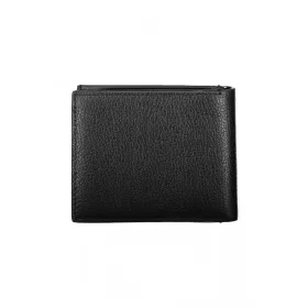    Calvin Klein čierna pánska kožená peňaženka 11 x 9 x 3 cm