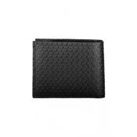    Calvin Klein čierna pánska kožená peňaženka 11 x 9 x 1,5 cm