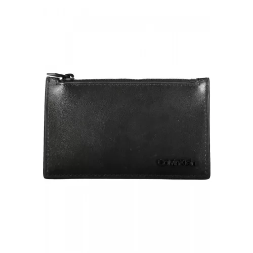  Calvin Klein čierna pánska kožená peňaženka 13 x 8 x 1 cm