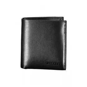    Calvin Klein čierna pánska kožená peňaženka 10 x 10 x 3 cm