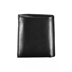    Calvin Klein čierna pánska kožená peňaženka 10 x 10 x 3 cm