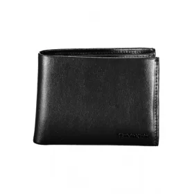    Calvin Klein čierna pánska kožená peňaženka 13 x 10 x 2 cm