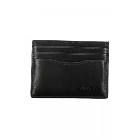    Pánska kožená peňaženka Calvin Klein čierna, puzdro na karty 10 x 8 x 1 cm