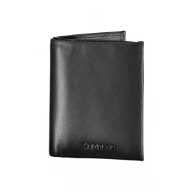   Calvin Klein čierna pánska kožená peňaženka 11 x 8 x 2 cm