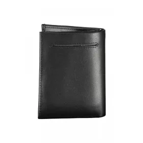    Calvin Klein čierna pánska kožená peňaženka 11 x 8 x 2 cm
