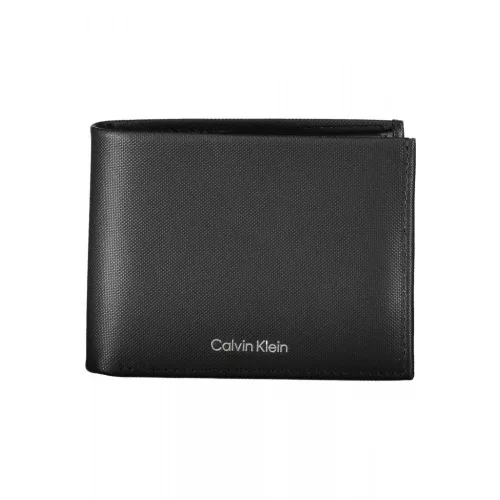  Calvin Klein čierna pánska kožená peňaženka 13 x 10 x 2 cm