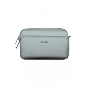    Dámska kabelka cez rameno Calvin Klein svetlomodrá, bočná 22 x 13 x 8 cm