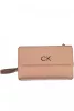 Dámska kabelka Calvin Klein púdrovej farby, taška cez rameno 24 x 14 x 7 cm