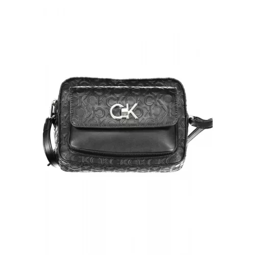  Calvin Klein čierna dámska kabelka cez rameno 21 x 16 x 8 cm