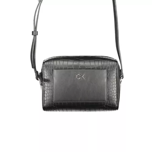  Dámska čierna kabelka cez rameno Calvin Klein 18 x 12 x 8 cm