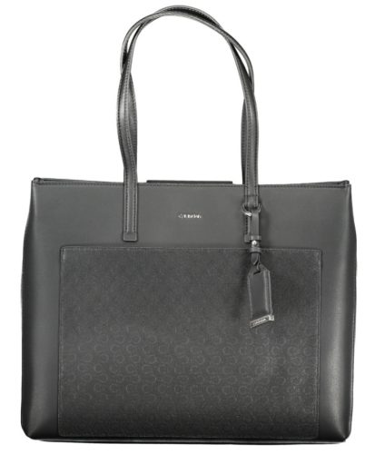  Dámska čierna kabelka cez rameno Calvin Klein 38 x 30 x 10 cm