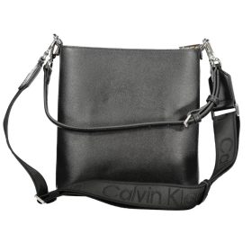    Dámska čierna kabelka cez rameno Calvin Klein, bočná taška 21 x 23 x 8 cm