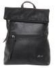  Čierny dámsky kožený batoh Karen Chloé