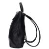  Čierno-grafitový kožený batoh Karen Léa pre ženy