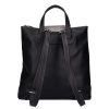  Čierno-grafitový kožený batoh Karen Léa pre ženy