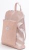 Dámsky ruksak z vláknitej kože Karen Victoire ružovej farby