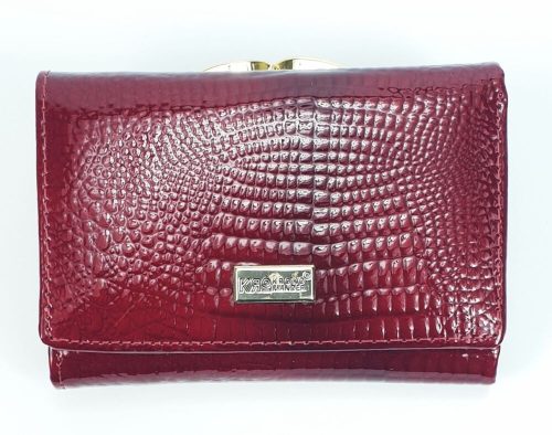  Dámska kožená peňaženka Kroko Mander červená