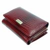  Dámska kožená peňaženka Kroko Mander červená