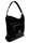  Prešívaná čierna dámska kabelka Laura Biaggi, taška cez rameno