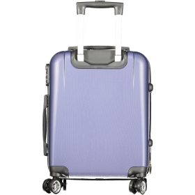   Laura Biagiotti nagy Méretű női bőrönd, kék 73 x 30 x 45 cm