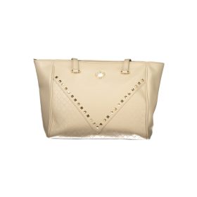  Dámska béžová kabelka Laura Biagiotti 44 x 27 x 11 cm