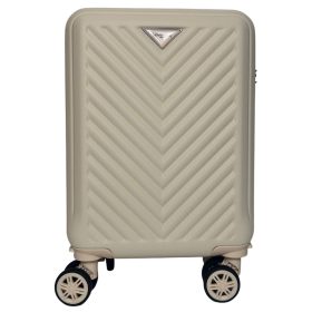    Kabínový kufor Leonardo Da Vinci tmavosivý tvrdostenný 40 cm