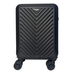    Kabínový kufor Leonardo Da Vinci tmavosivý tvrdostenný 40 cm