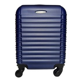    Kabínový kufor Leonardo Da Vinci tmavosivý tvrdostenný 40 cm