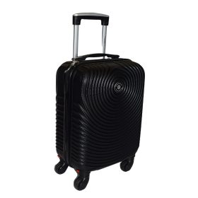    Leonardo Da Vinci čierny, tvrdostenný kabínový kufor 40 cm