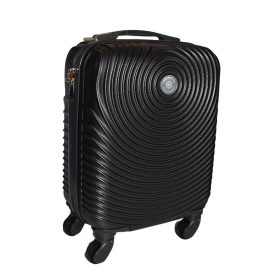    Kabínový kufor Leonardo Da Vinci tmavosivý tvrdostenný 40 cm