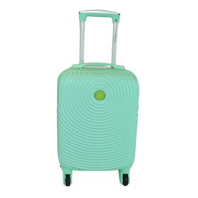    Kabínový kufor Leonardo Da Vinci mentolovej farby s tvrdými stenami 40 cm