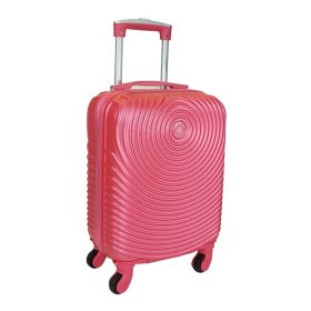    Leonardo Da Vinci ružový, tvrdostenný kabínový kufor 40 cm