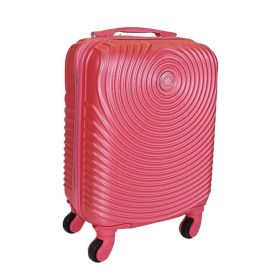    Leonardo Da Vinci ružový, tvrdostenný kabínový kufor 40 cm