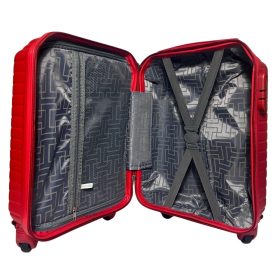    Kabínový kufor Leonardo Da Vinci tmavosivý tvrdostenný 40 cm