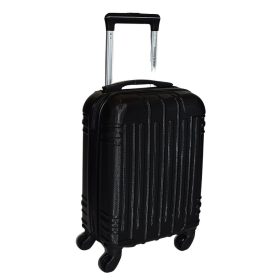    Leonardo Da Vinci čierny, tvrdostenný kabínový kufor 40 cm