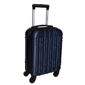    Leonardo Da Vinci tmavomodrý, tvrdostenný kabínový kufor 40 cm