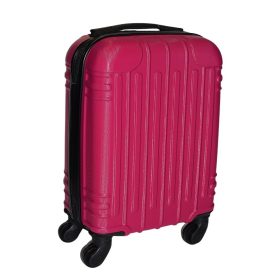   Kabínový kufor Leonardo Da Vinci purpurový tvrdostenný 40 cm