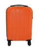  Kabínový kufor Leonardo Da Vinci oranžový tvrdostenný 40 cm