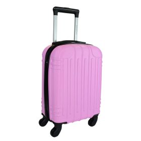    Leonardo Da Vinci ružový, tvrdostenný kabínový kufor 40 cm