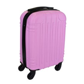    Leonardo Da Vinci ružový, tvrdostenný kabínový kufor 40 cm