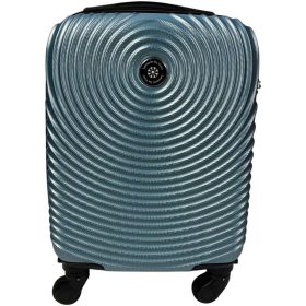    Kabínový kufor Leonardo Da Vinci tmavosivý tvrdostenný 40 cm