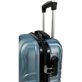    Kabínový kufor Leonardo Da Vinci tmavosivý tvrdostenný 40 cm